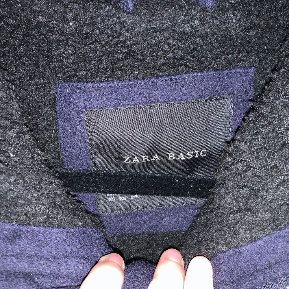Zara Basic Button Down Hooded Coat - image 5